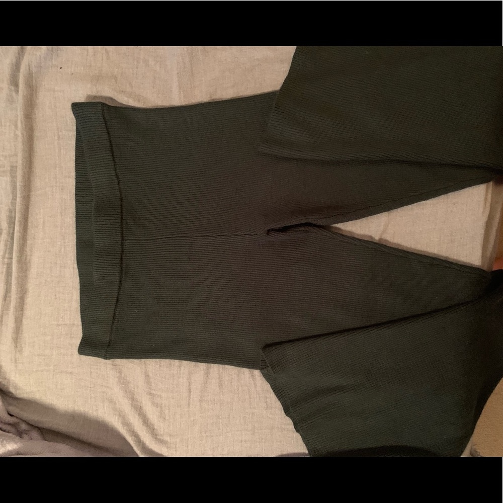 Green Flowy Pants